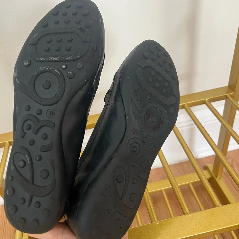 EasySpirit Black Leather Loafers